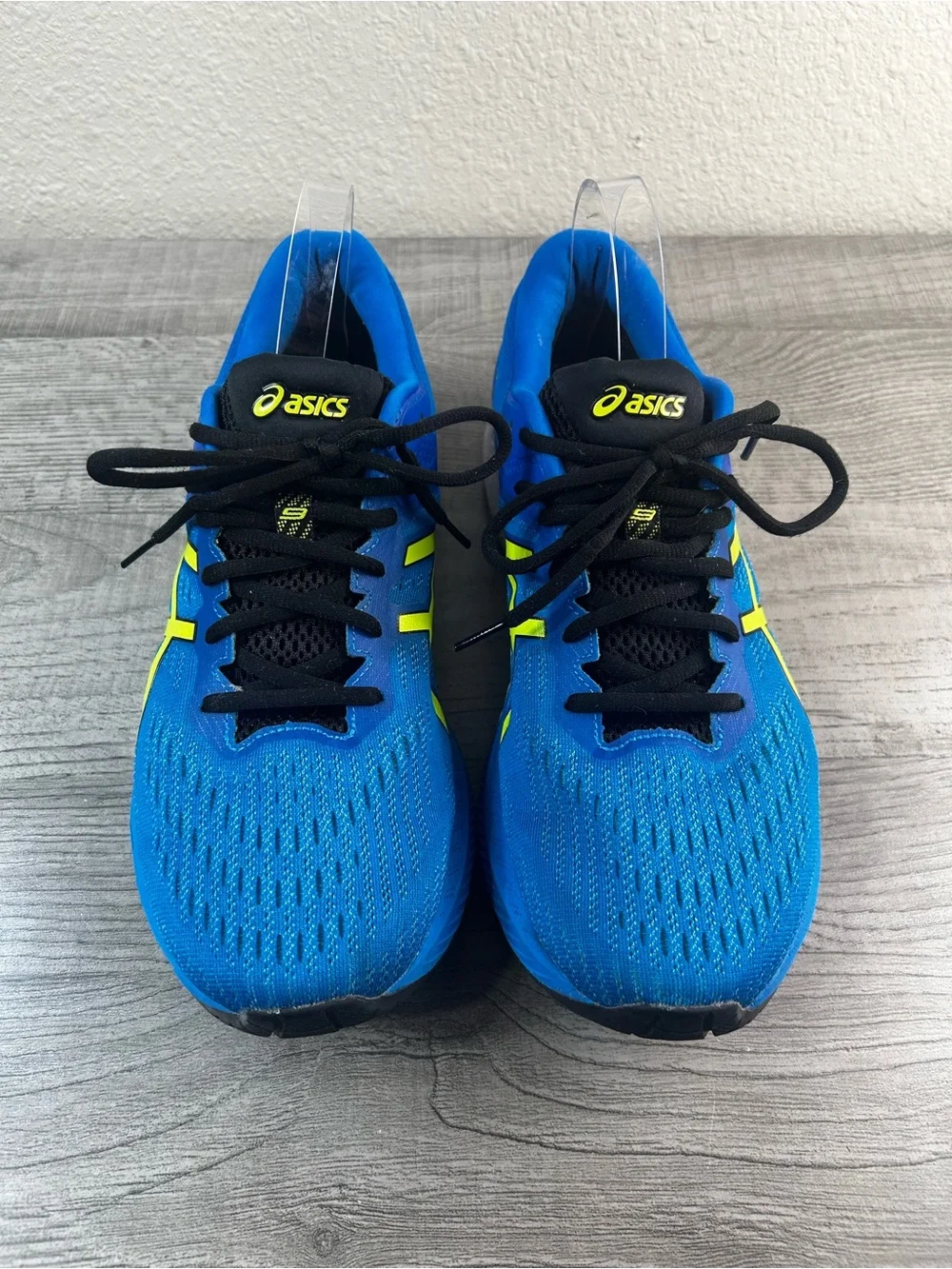 ASICS GT-2000 9 Men’s Blue & Lime Running Shoes Size 11.5 Sneakers Athletic